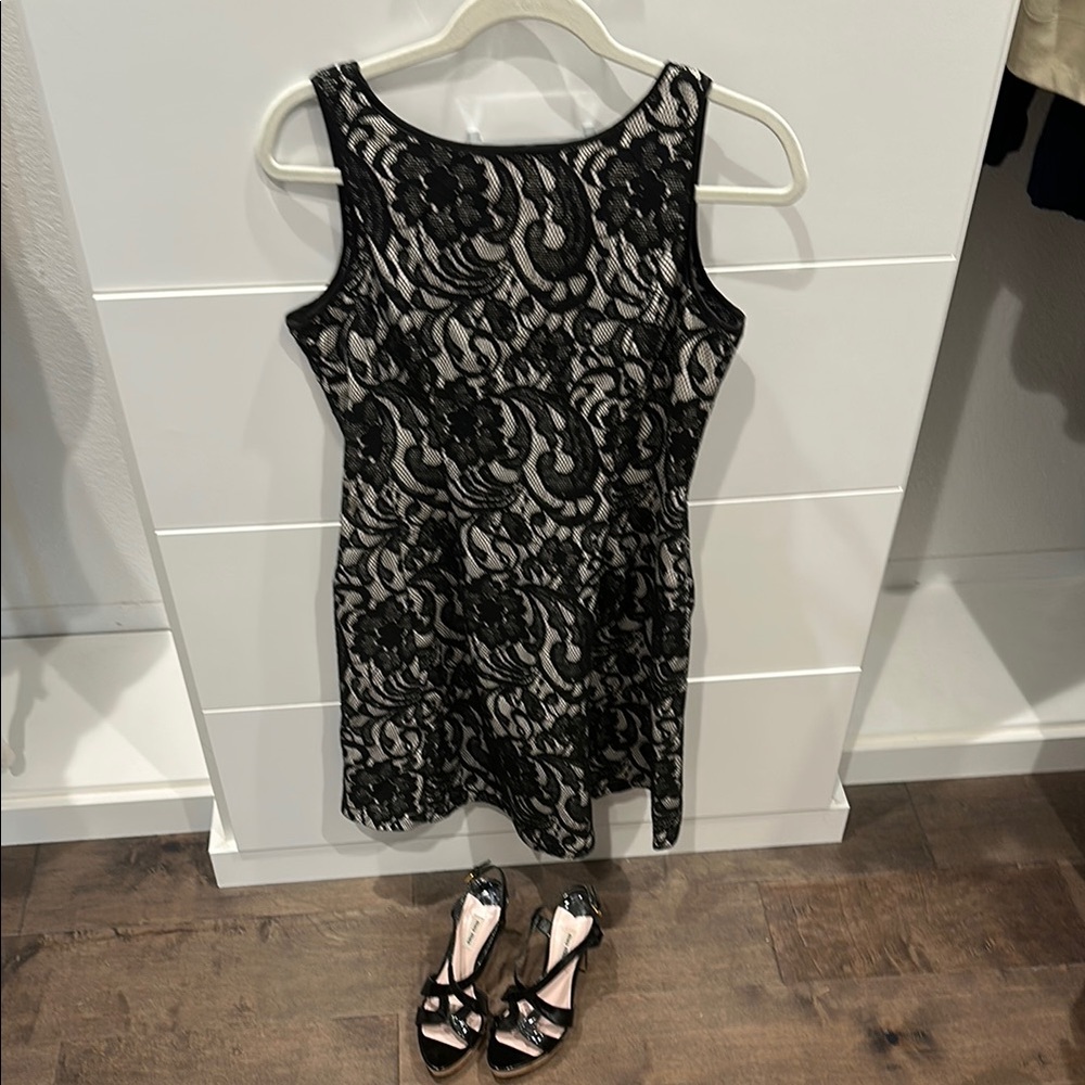 Little Mistress Black Sheath Cocktail Dress